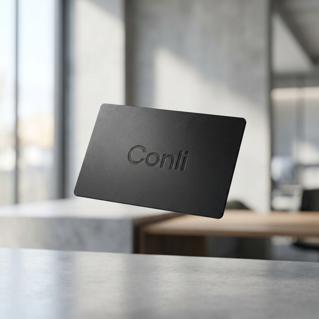 Conli NFC Card Mockup